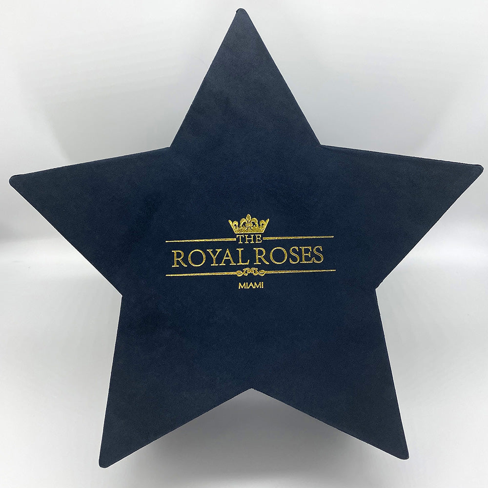 Limited Edition Star Box - Special Collection of Real Long Lasting Roses - Lifetime is Over 1 Year - The Royal Roses 
