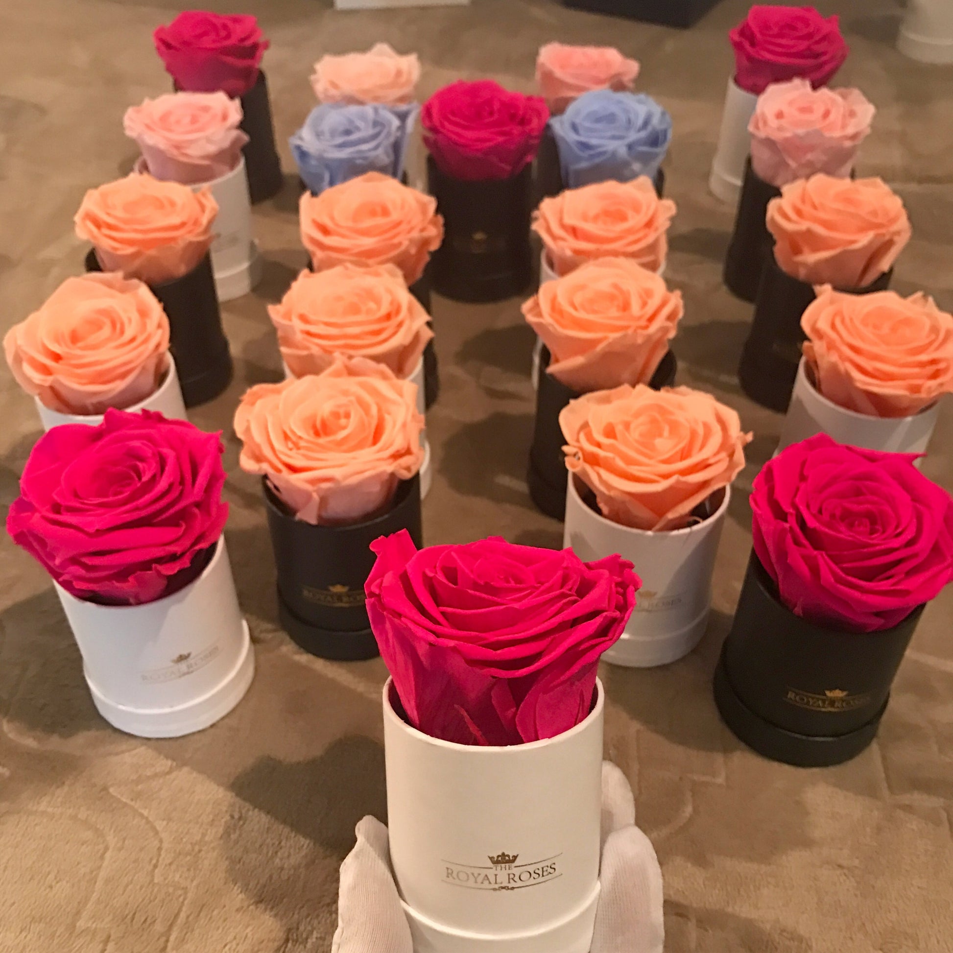 Single Long Lasting Rose Box - Lifetime is Over 1 Year - The Royal Roses 